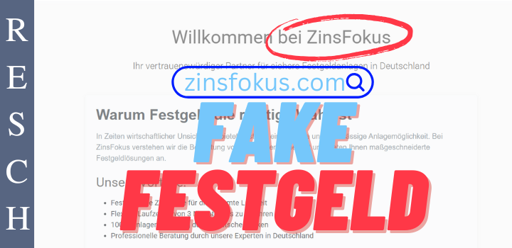 zinsfokus.com – Anlagebetrug